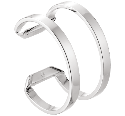 christofle cuff bracelet pliage  sterling silver 0