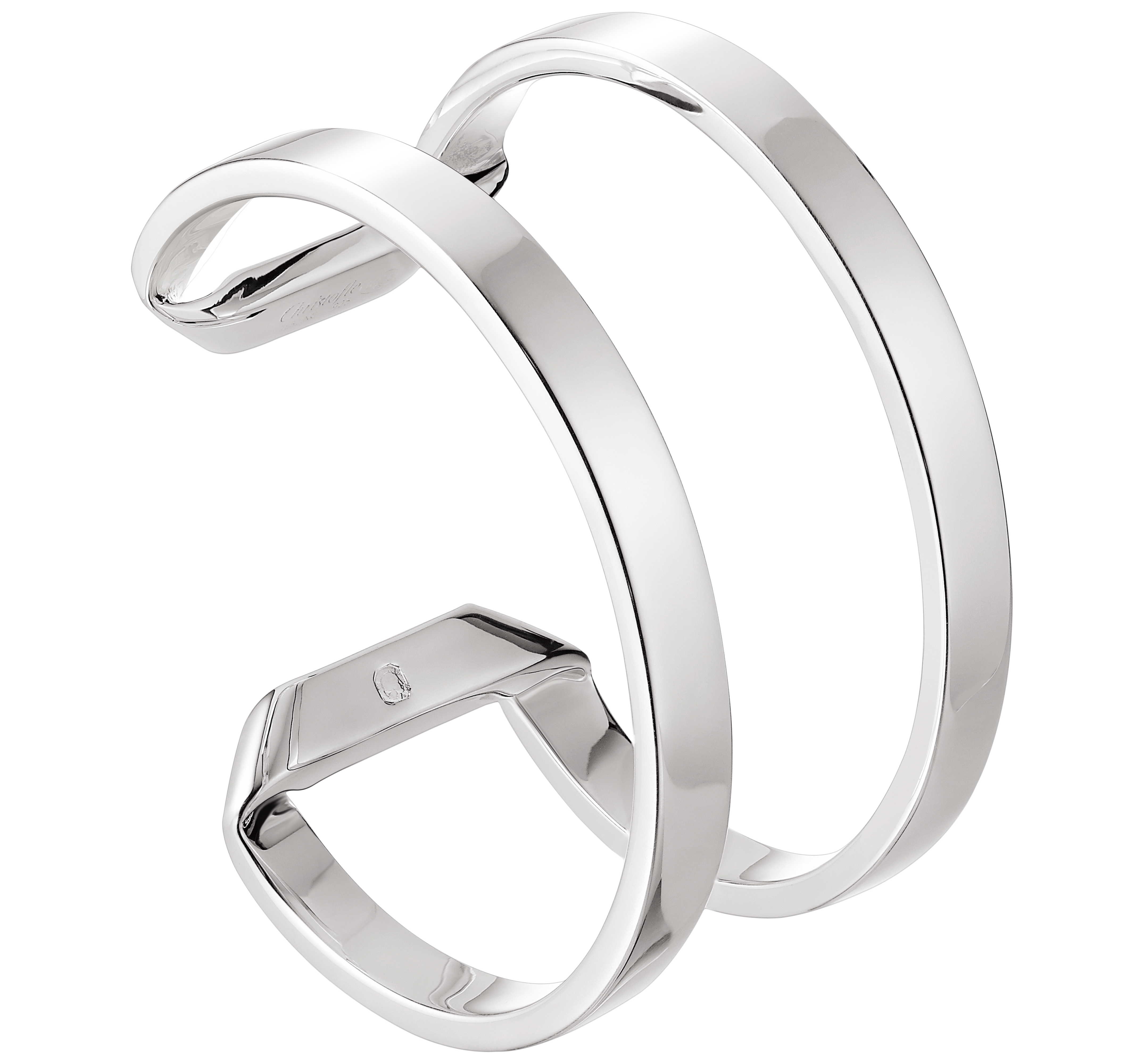 christofle cuff bracelet pliage  sterling silver 0