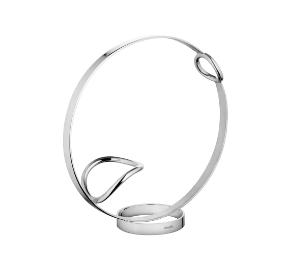 christofle wine bottle holder vertigo  silver plated 1