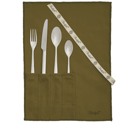 christofle la trousse - 4 piece medium-sized silver plated individual set 1