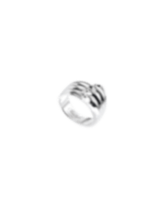 christofle Sterling-Silver Bangle Ring Rhodium-Plated