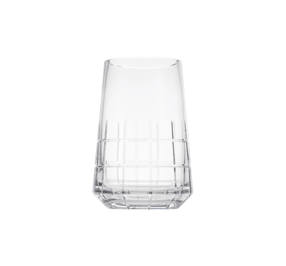 Christofle Graphik Small Crystal Vase