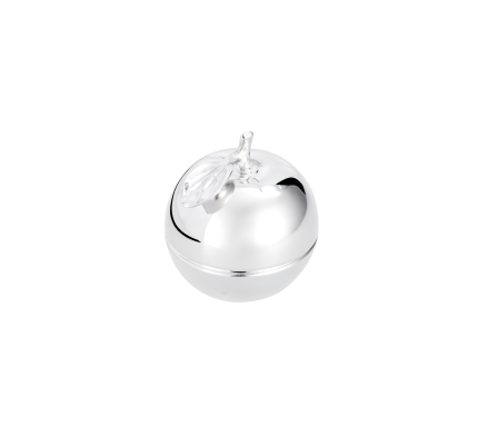 christofle silver-plated apple trinket box 1