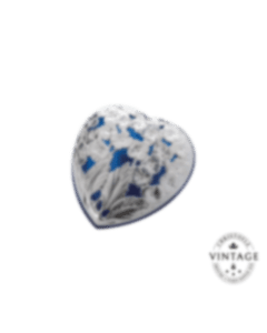 christofle Vintage Silvered Heart-Rest Meteor