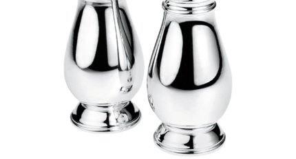 Salt and pepper shaker set Albi Silver plated