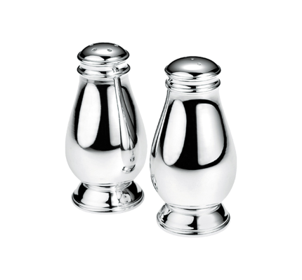 Salt and pepper shaker set Albi Silver plated