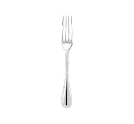 christofle dessert fork rubans  silver plated 3