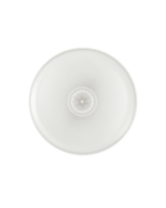 christofle Porcelain Pie Dish Platinum Finish