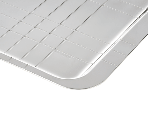 Silver-plated Graphik Rectangular Tray - 21 x 30 cm Silver-plated Graphik Rectangular Tray - 21 x 30 cm