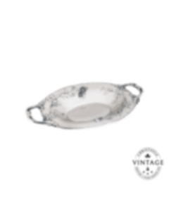 christofle Vintage Silvered Chrysanthemum Bread Basket