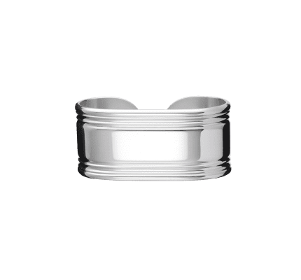 christofle silver-plated opened napkin ring 2