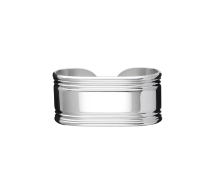 christofle silver-plated opened napkin ring 2