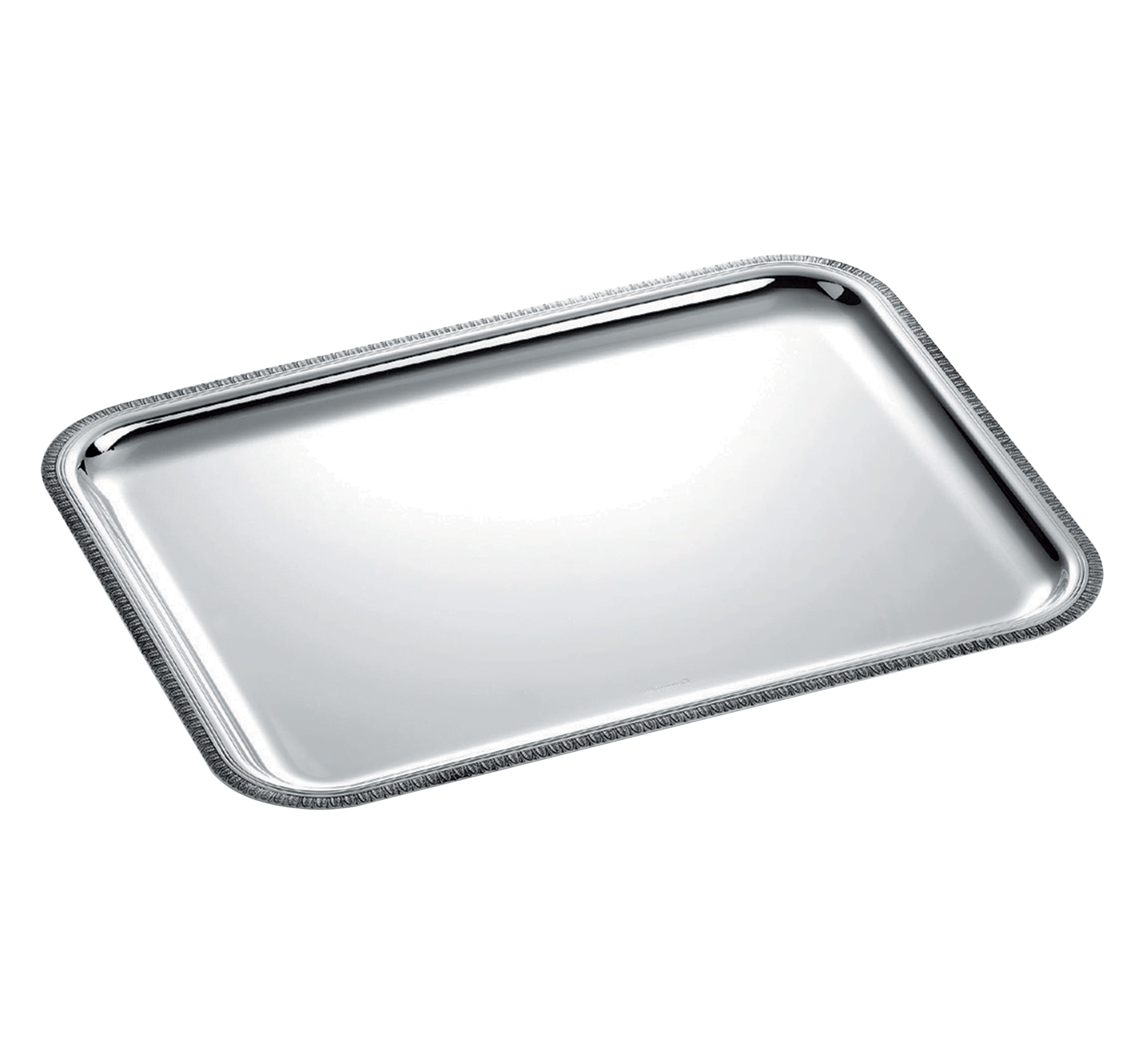 Christofle - Malmaison Silver plated Rectangular Tray - 36 x 28 cm