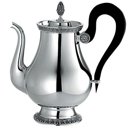 Tea Pot, 8 cups Malmaison  Silver plated