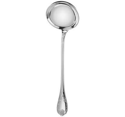 christofle soup ladle marly  silver plated 1