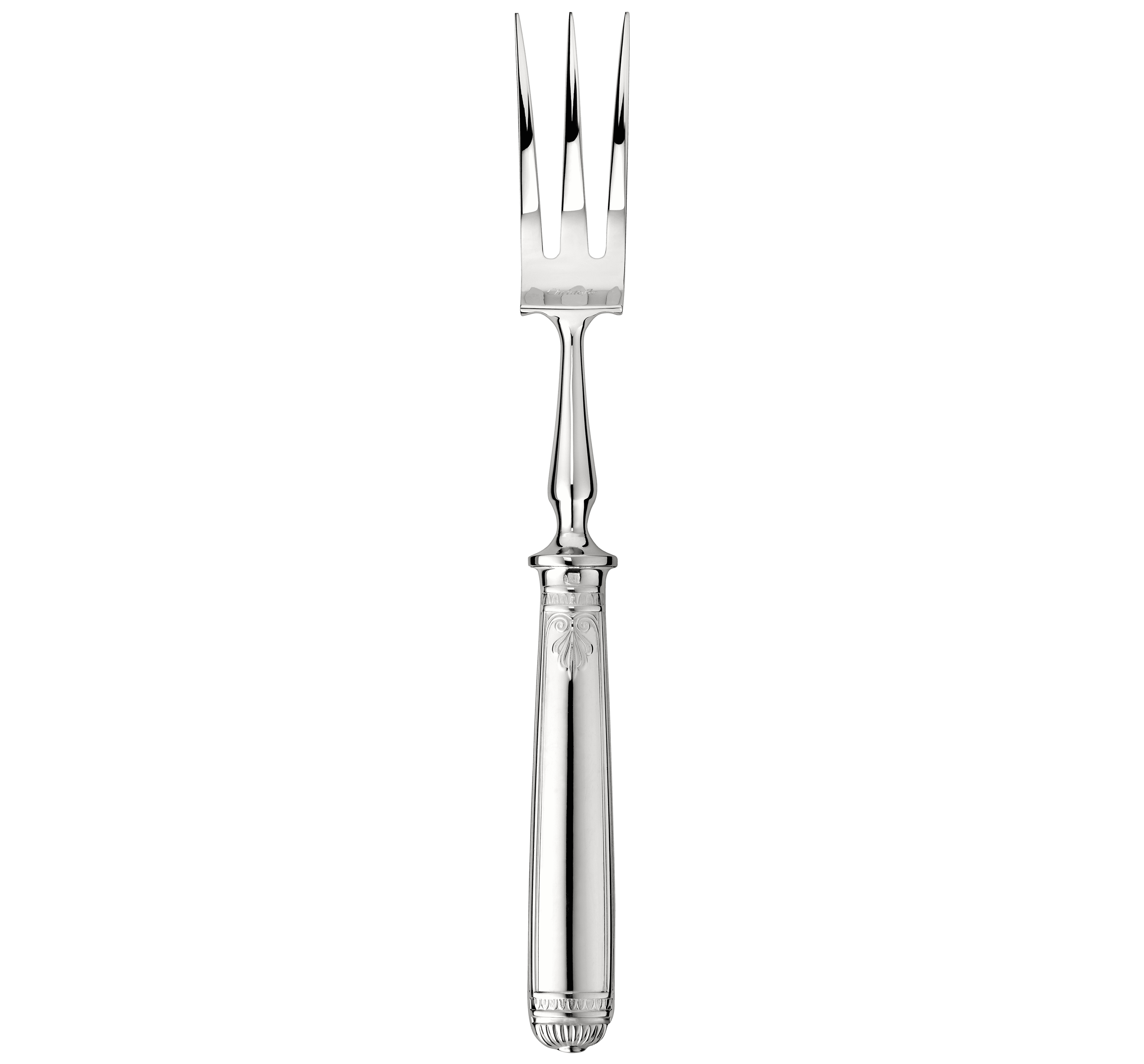 christofle fourchette à découper en métal argenté 1