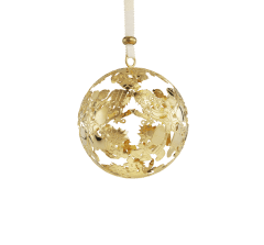 christofle silver-plated christmas ornament 2024 edition - gold 0