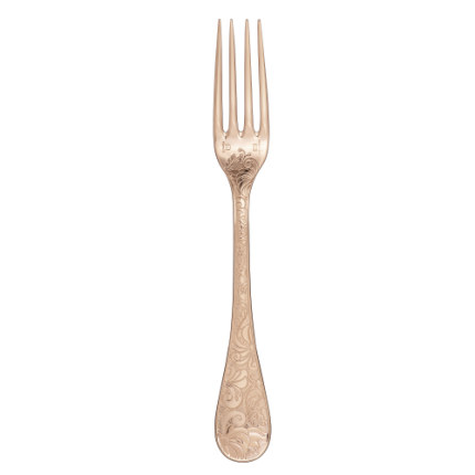 Gilded Rose Gold Dinner Fork