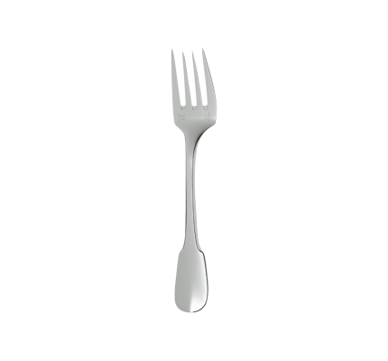 christofle fourchette à salade en métal argenté 1