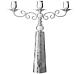 christofle three light candelabra jardin d'eden  silver plated 1