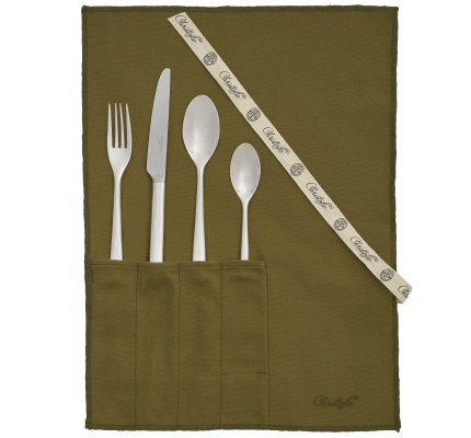 christofle la trousse - 4 piece medium-sized silver plated individual set 1