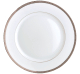 christofle Porcelain Dinner Plate Platinum Finish