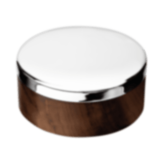 christofle Small Wood and Silver-Plated Box