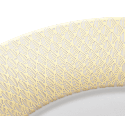 christofle porcelain underplate gold finish 1