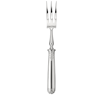 christofle carving fork malmaison  silver plated 1