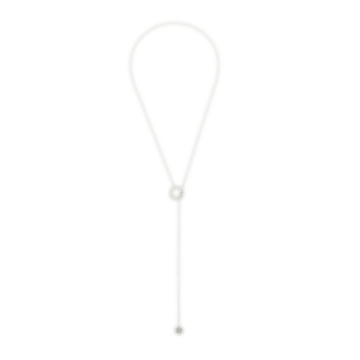 christofle Sterling Silver Lariat Necklace