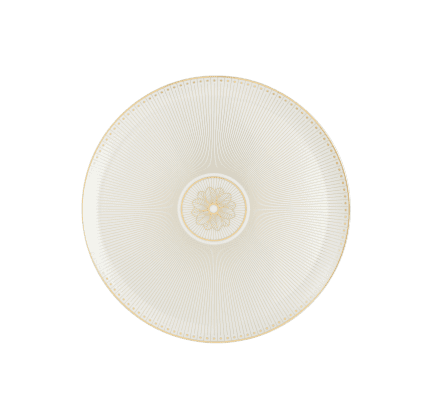 christofle porcelain pie dish gold finish 0