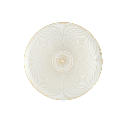 christofle porcelain pie dish gold finish 0