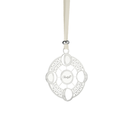 christofle silver-plated moon phases ornament - 2023 2