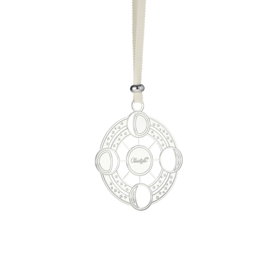 christofle silver-plated moon phases ornament - 2023 2