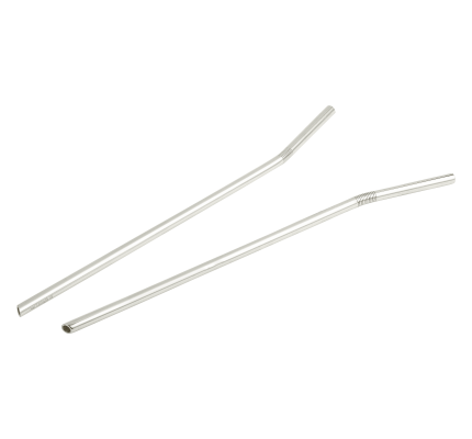 christofle set of 2 straws  uni  silver plated 1