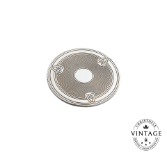 Glass Coaster, Silverware - Vintage