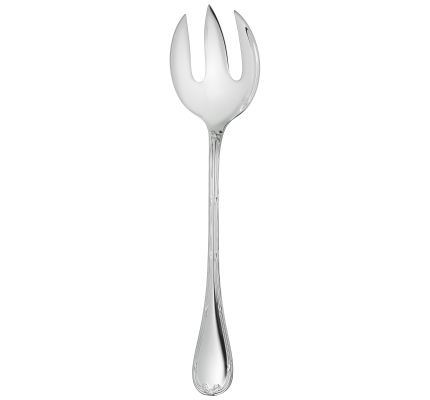 christofle salad serving spoon rubans  silver plated 1