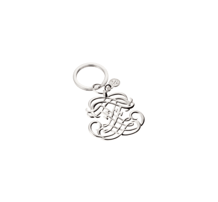 christofle sterling silver key chain ee - eugénie de montijo 0