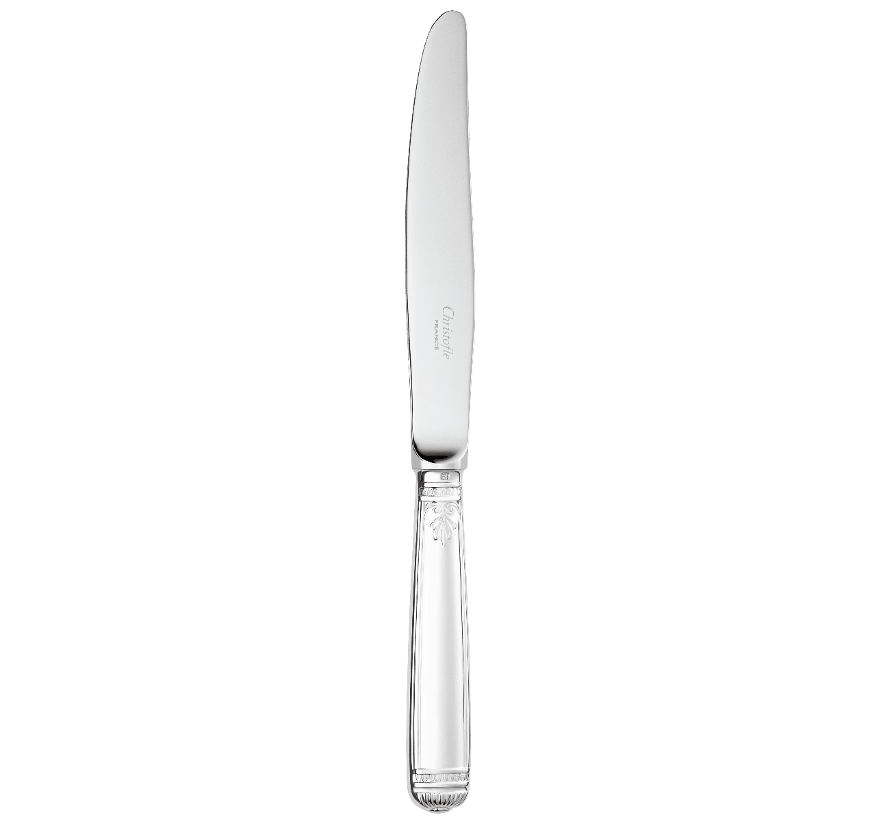 christofle couteau de table en métal argenté 0