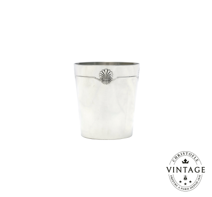 christofle timbale argentée - vintage 1