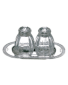 christofle Salt and pepper shaker set Malmaison Sterling silver