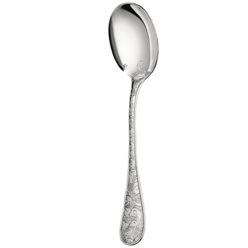 christofle Cream soup spoon Jardin d'Eden  Silver plated