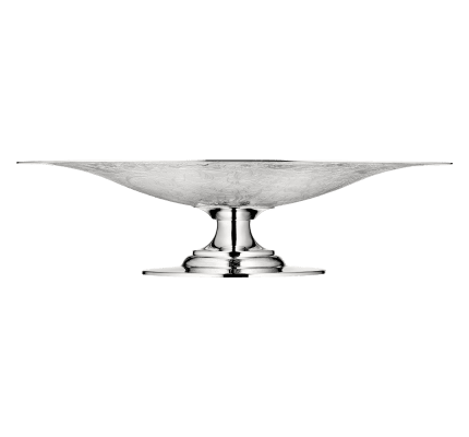 christofle silver-plated fruit bowl with pedestal base 1