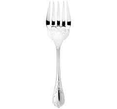 christofle fish serving fork marly  silver plated 1