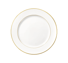 christofle gilded porcelain dessert plate 1