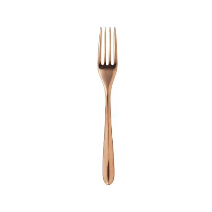 Copper Stainless Steel Dessert Fork 