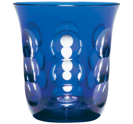 christofle blue crystal water glass 1