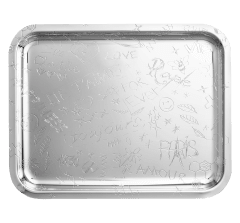 christofle silver-plated rectangular tray - 36 x 28 cm 5