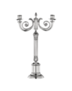Two light candelabra Malmaison  Silver plated