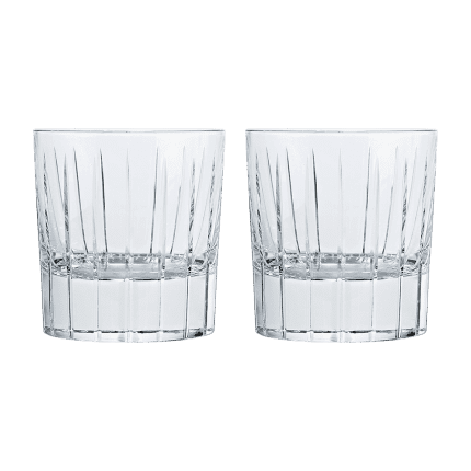 christofle Set of 2 Old Fashioned crystal glasses